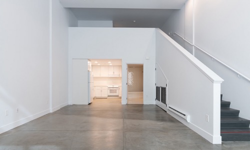 spacious work loft interior