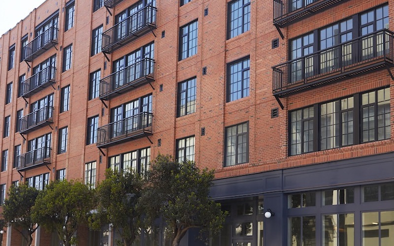 Brick Exterior Apartments in San Francisco